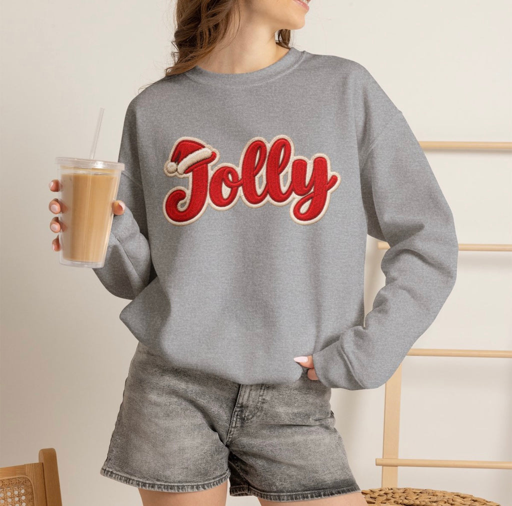 Jolly Faux Patch Sweatshirt