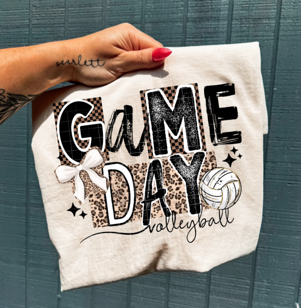 Game Day Volleyball Graphic Tee