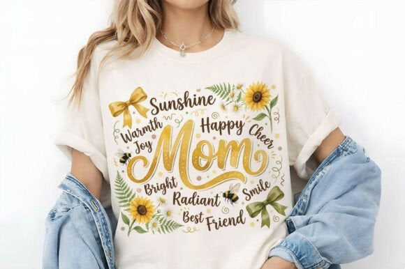 Mom Floral Graphic Tee