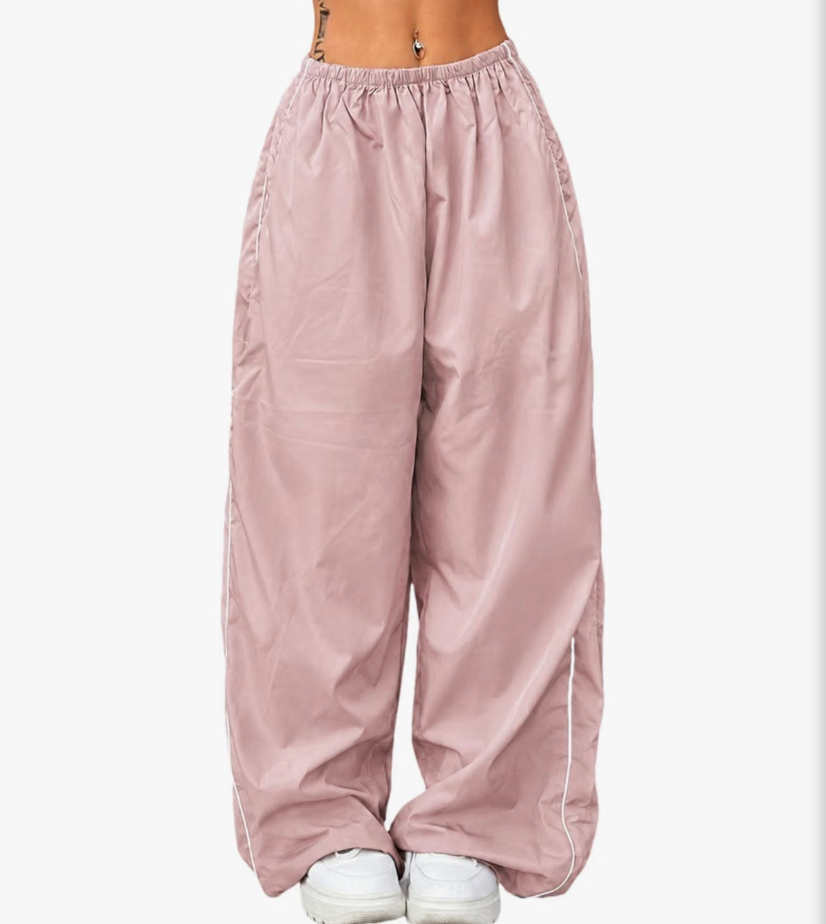 Womens Y2K Parachute Pants