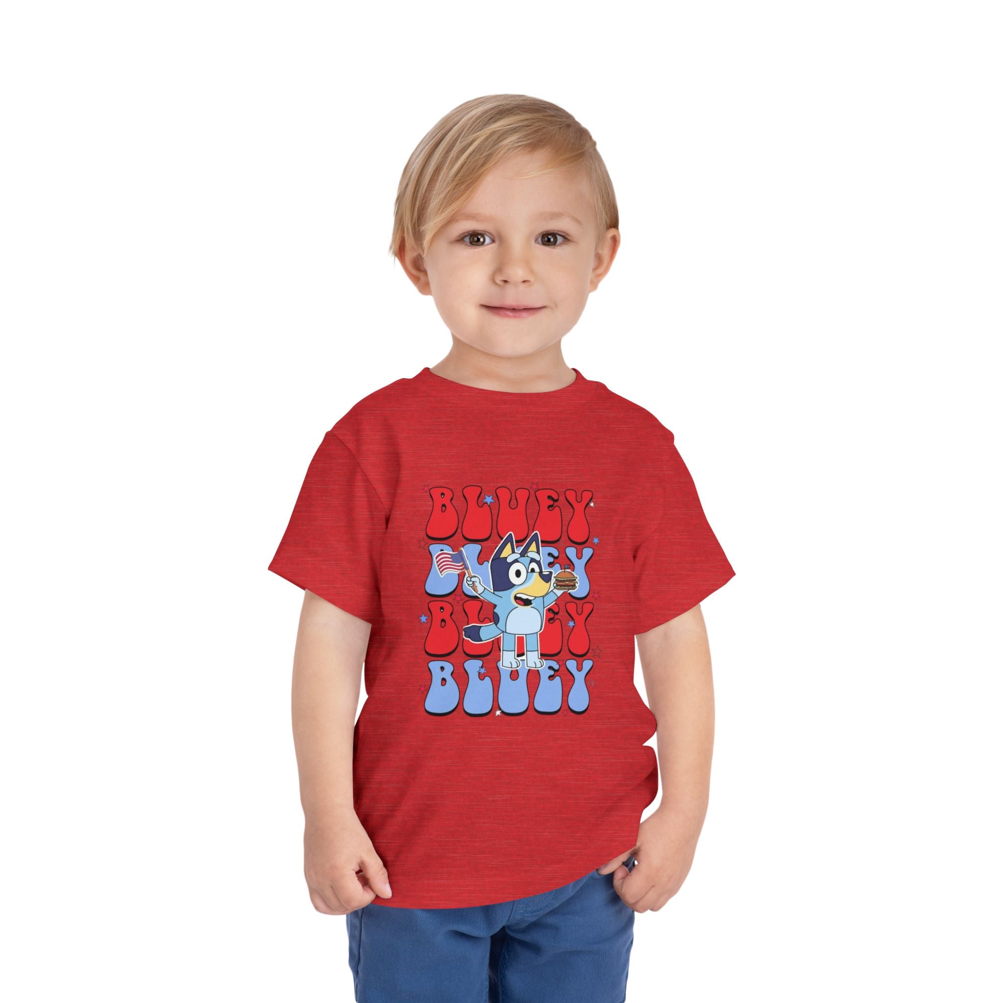 Blue Dog 4th of July Tee