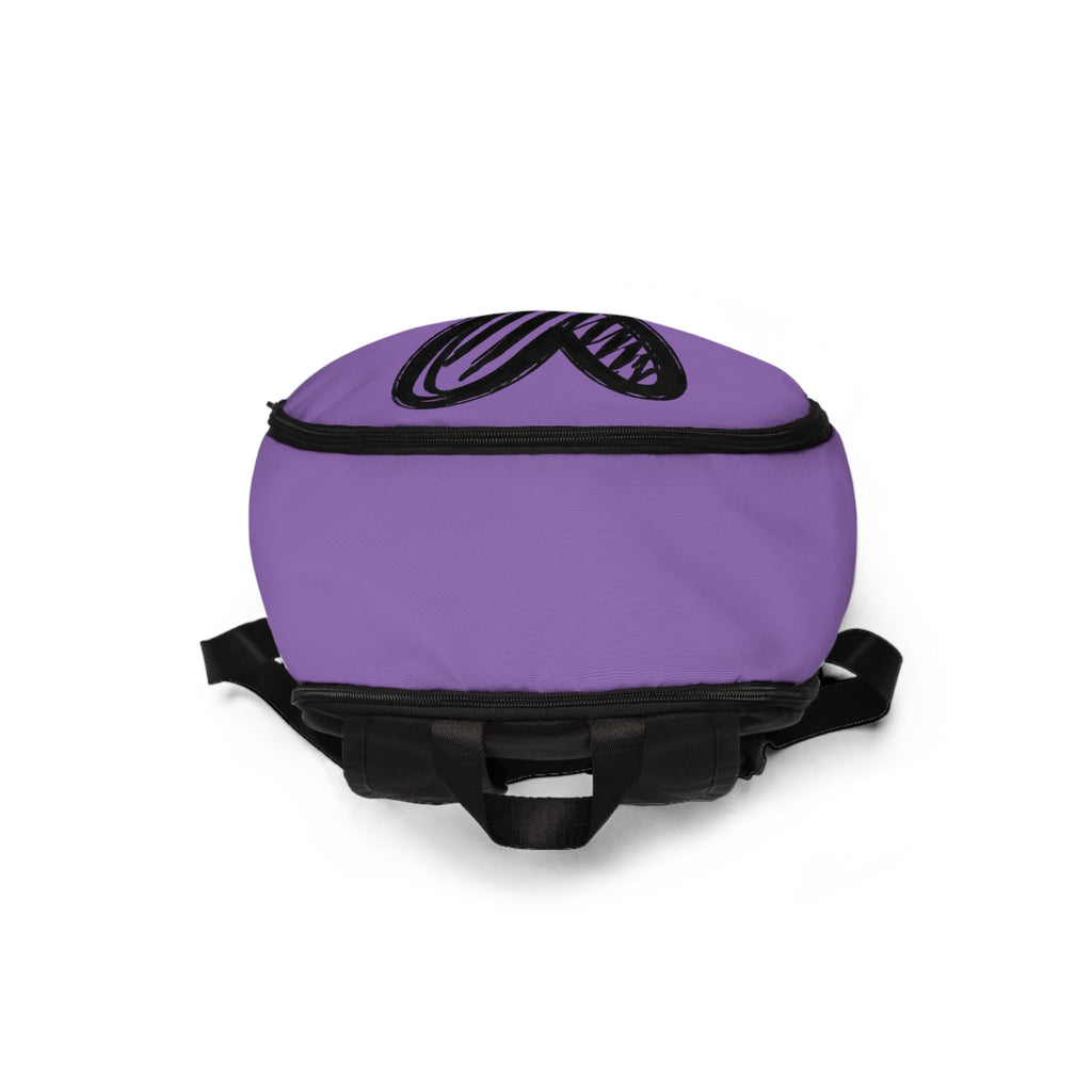 Heart Ink Backpack (Purple)
