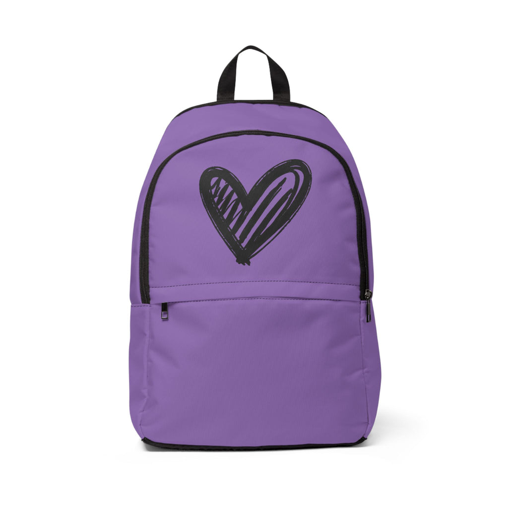 Heart Ink Backpack (Purple)