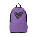 Heart Ink Backpack (Purple)