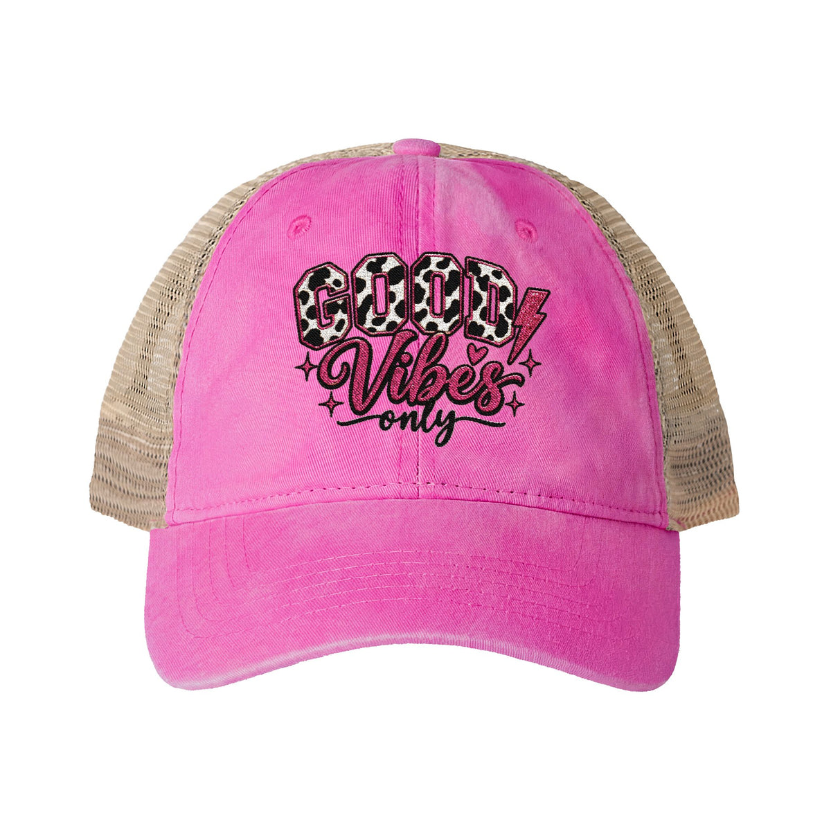Women's Mesh “Good Vibes Only” Cap