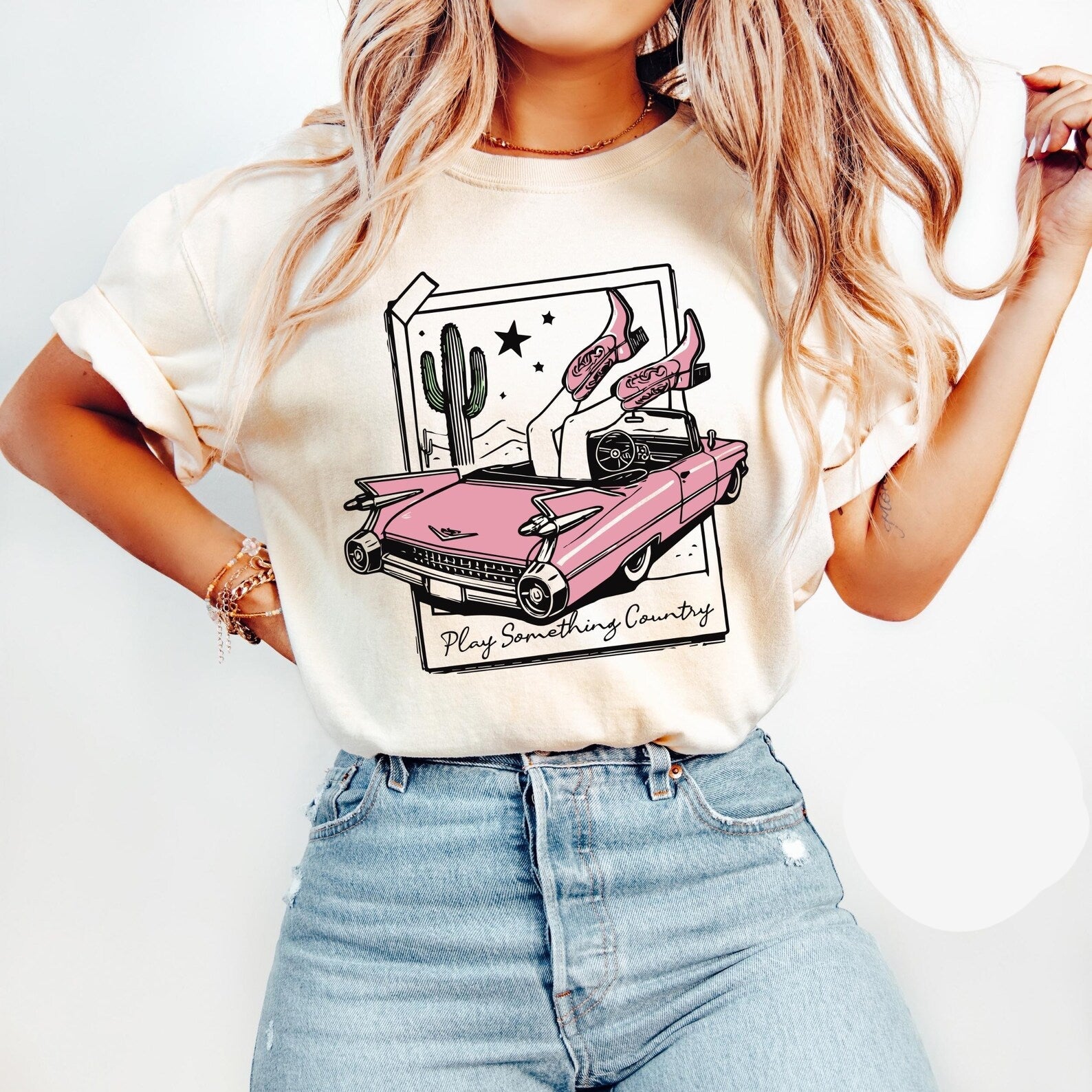 Play Something Country Graphic Tee