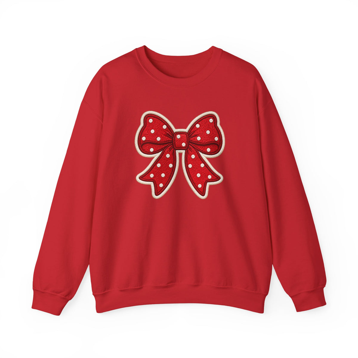 Poka-Dot Bow Unisex Sweatshirt