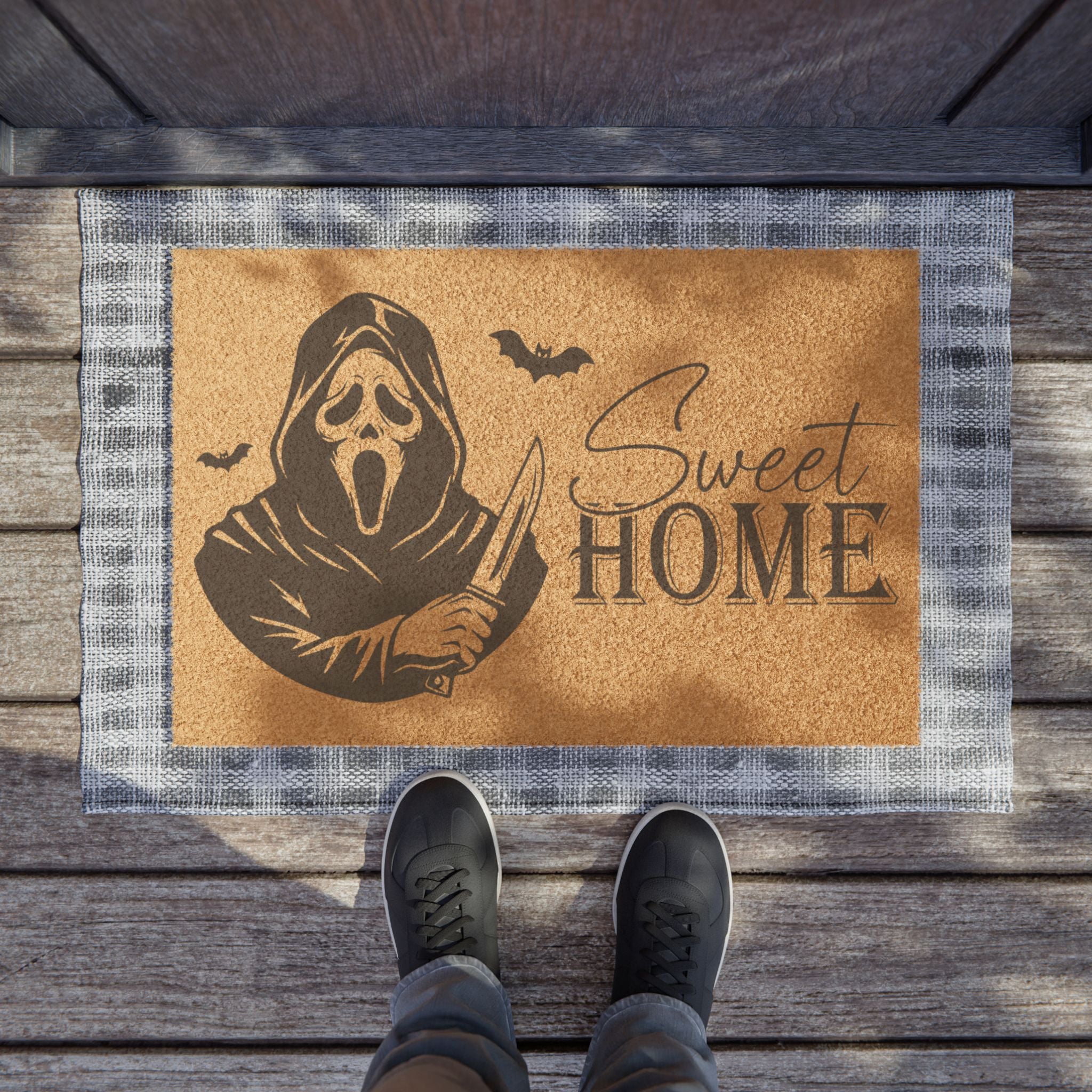 Ghost Face Doormat