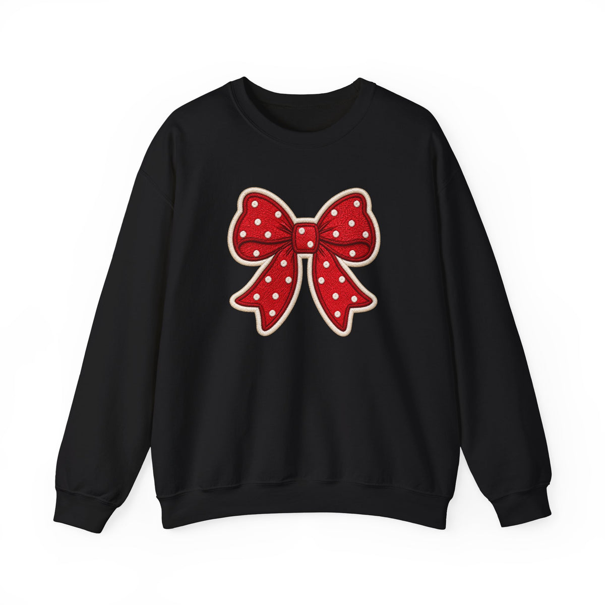 Poka-Dot Bow Unisex Sweatshirt