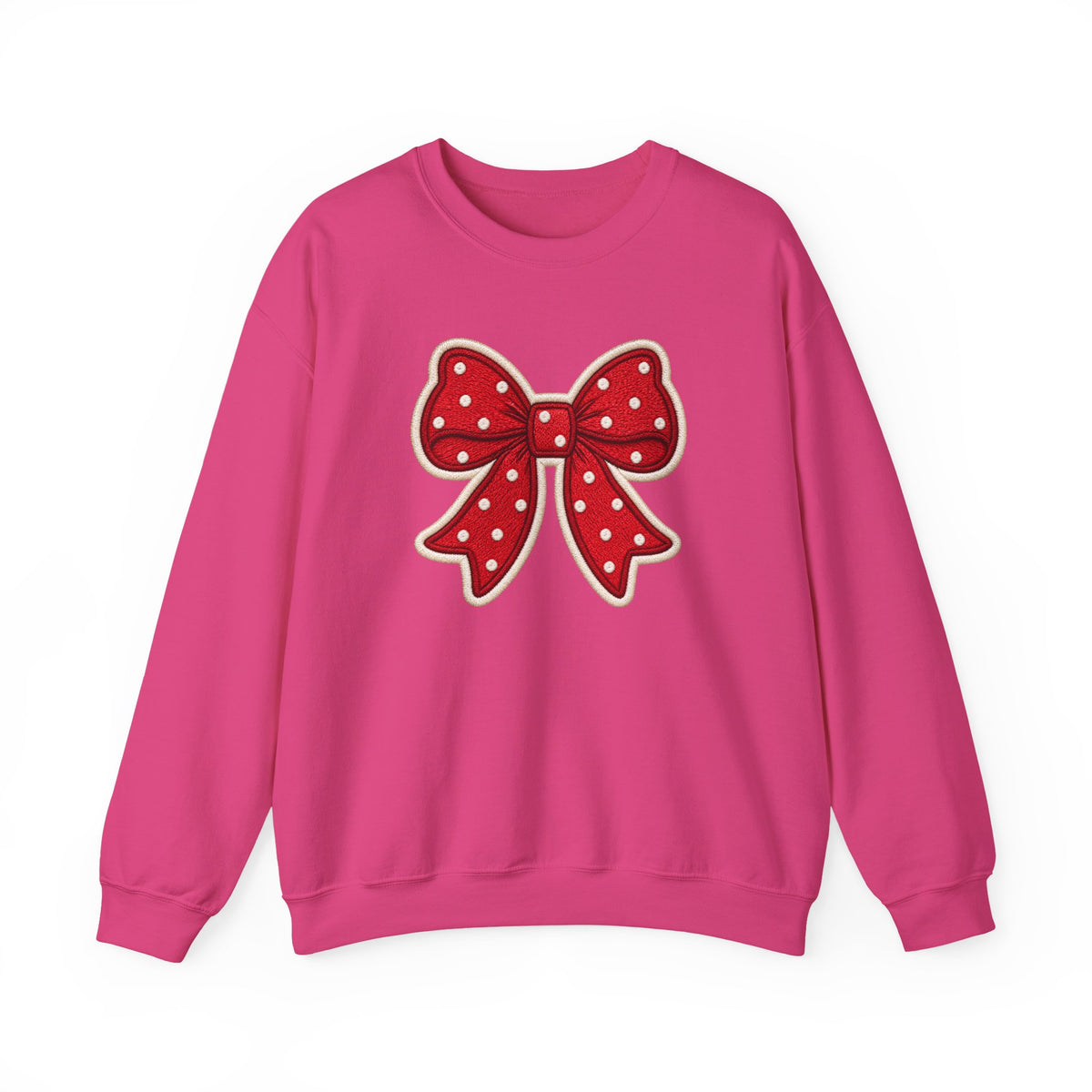 Poka-Dot Bow Unisex Sweatshirt