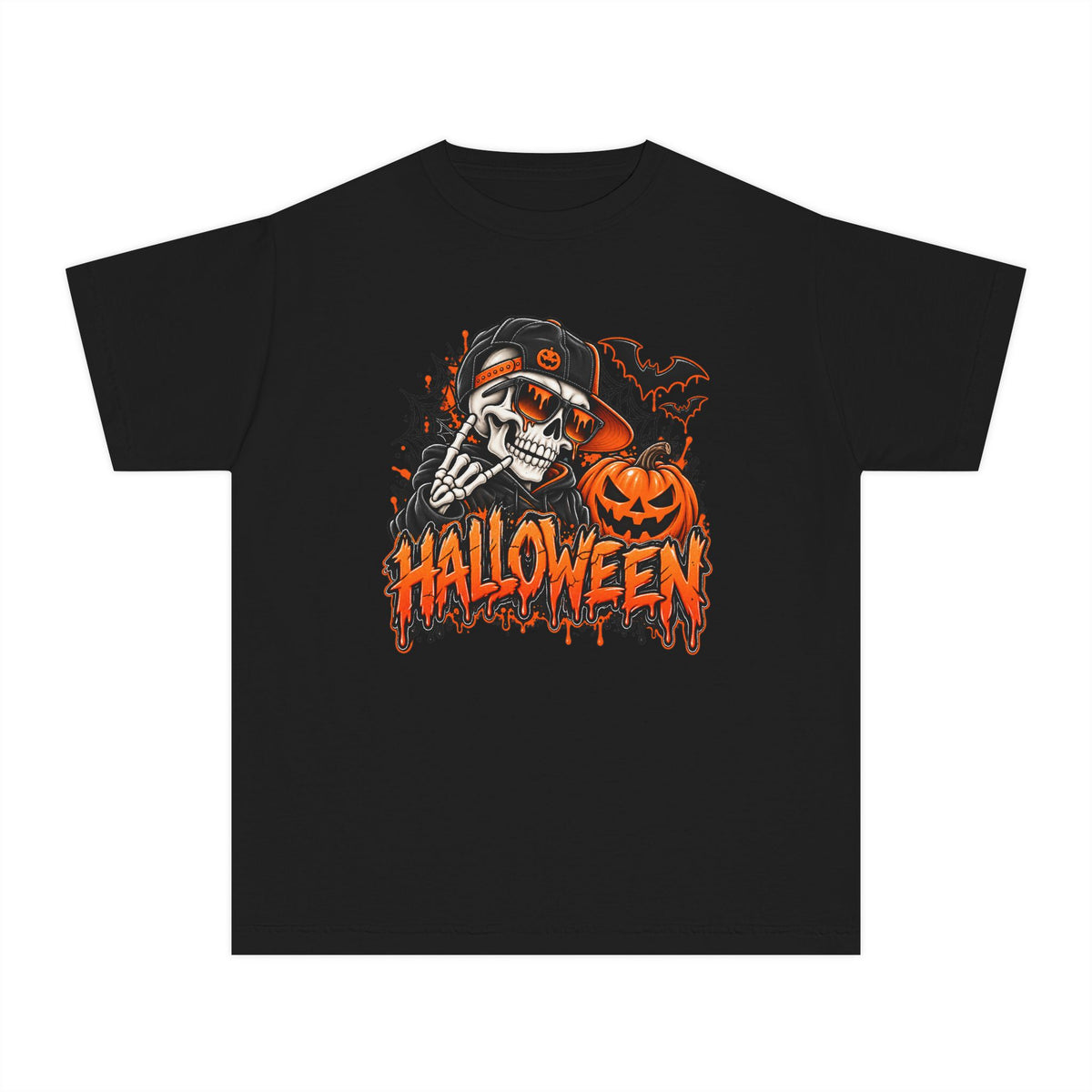 Youth Halloween Skeleton Tee