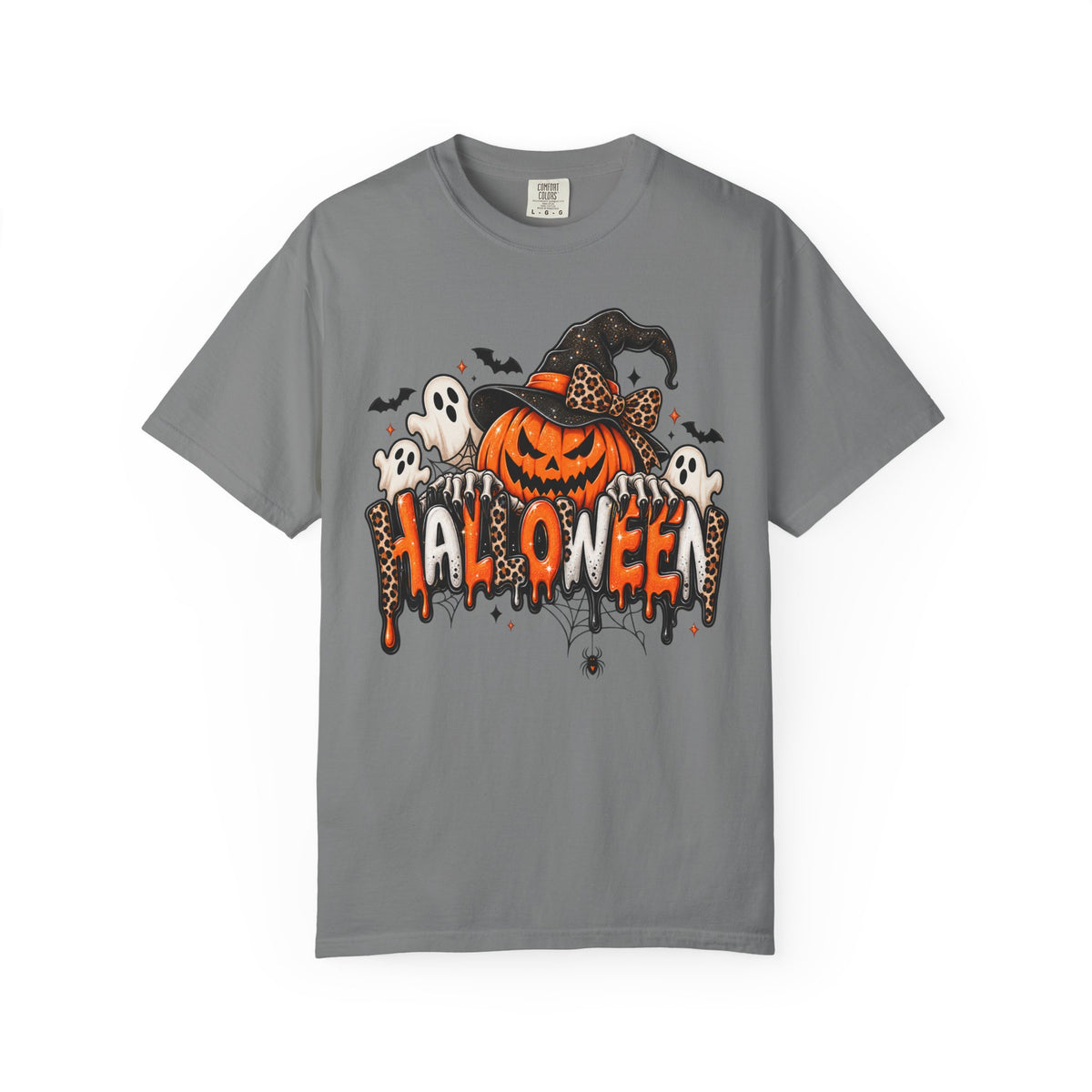 Leopard Halloween Jack-o-lantern T-shirt