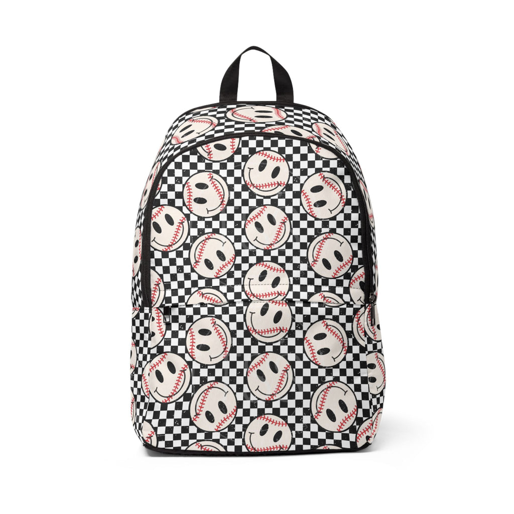 Smiley Baseball Backpack