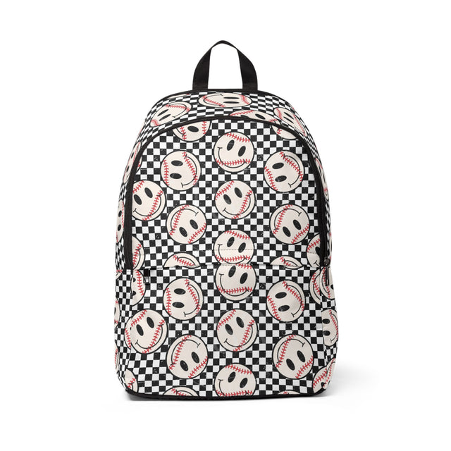 Smiley Baseball Backpack