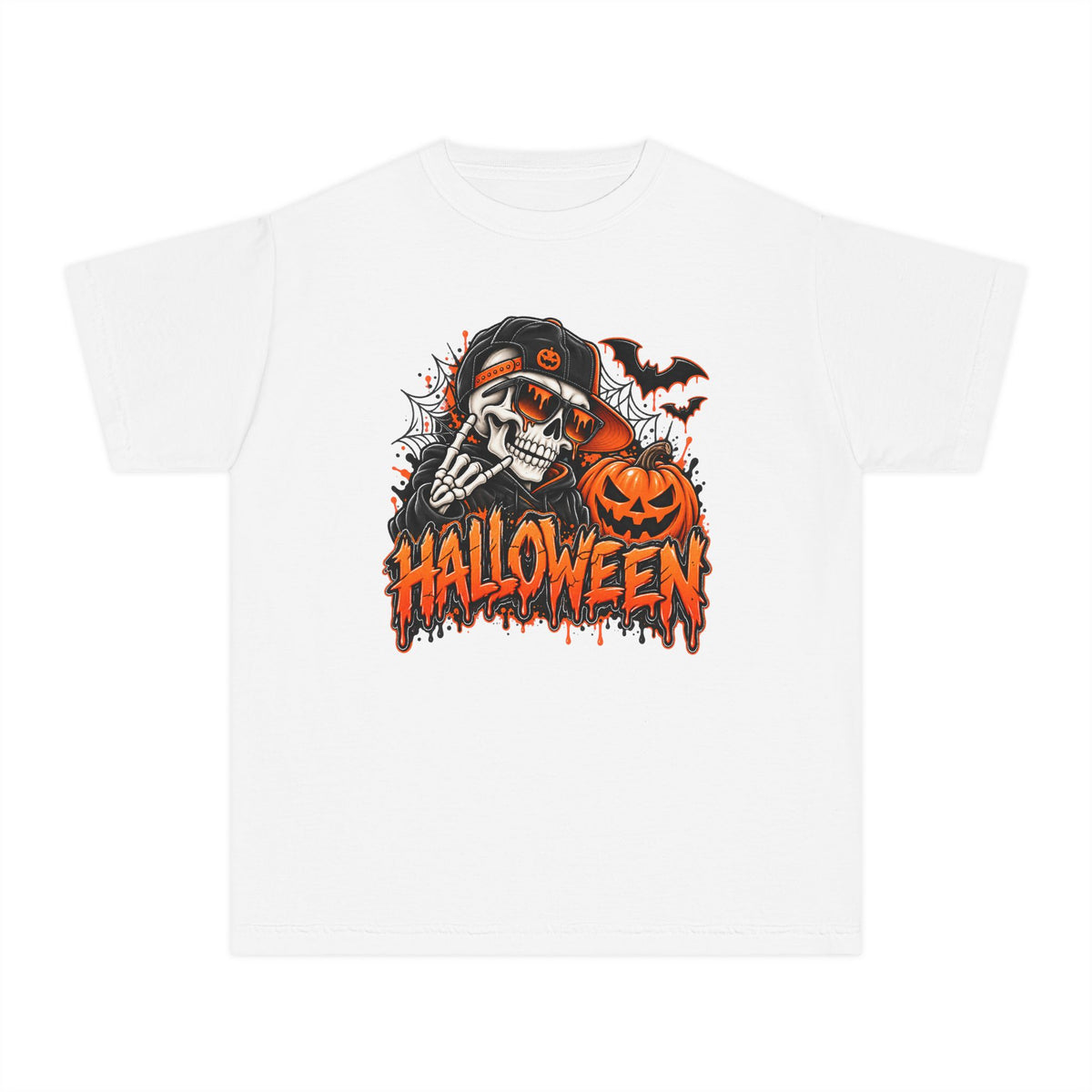 Youth Halloween Skeleton Tee
