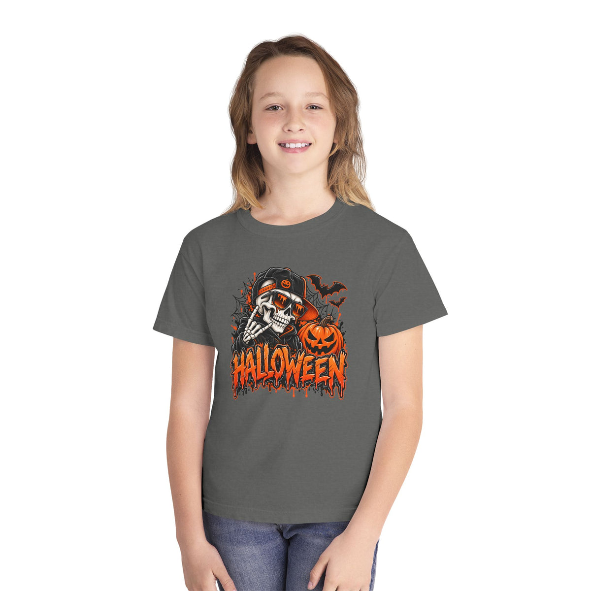 Youth Halloween Skeleton Tee
