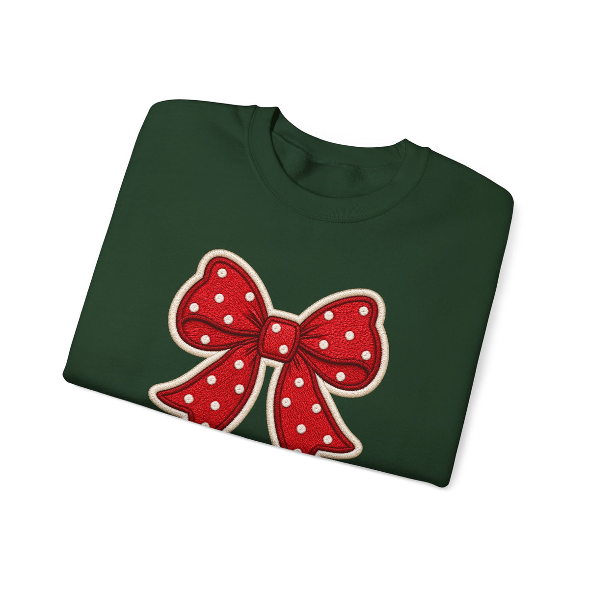 Poka-Dot Bow Unisex Sweatshirt