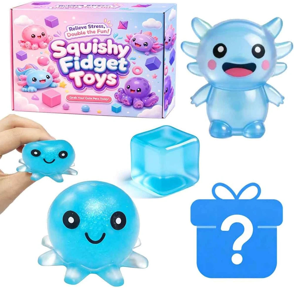 Blue Sensory Fidget Toy Set