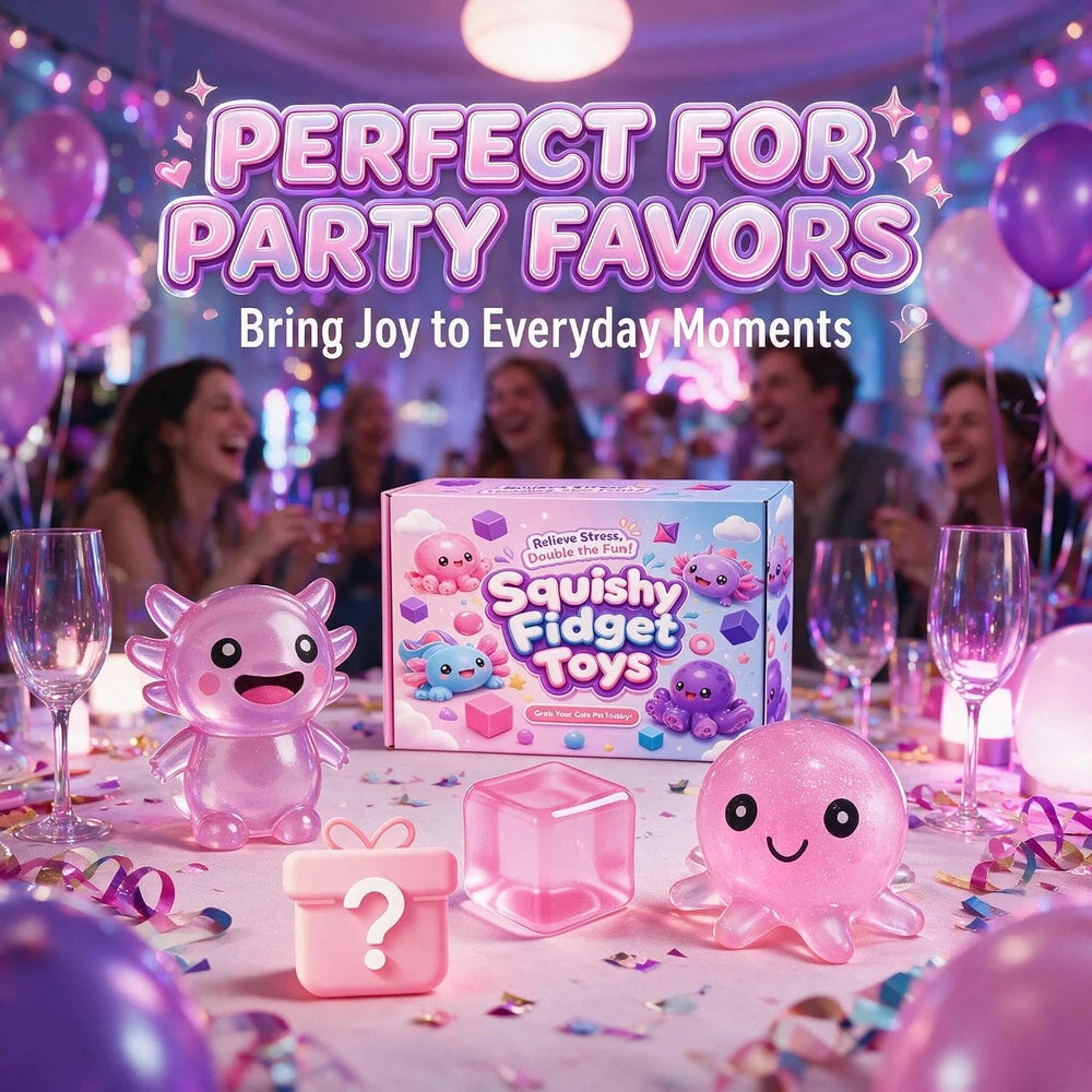 Pink Sensory Fidget Party Favors Set