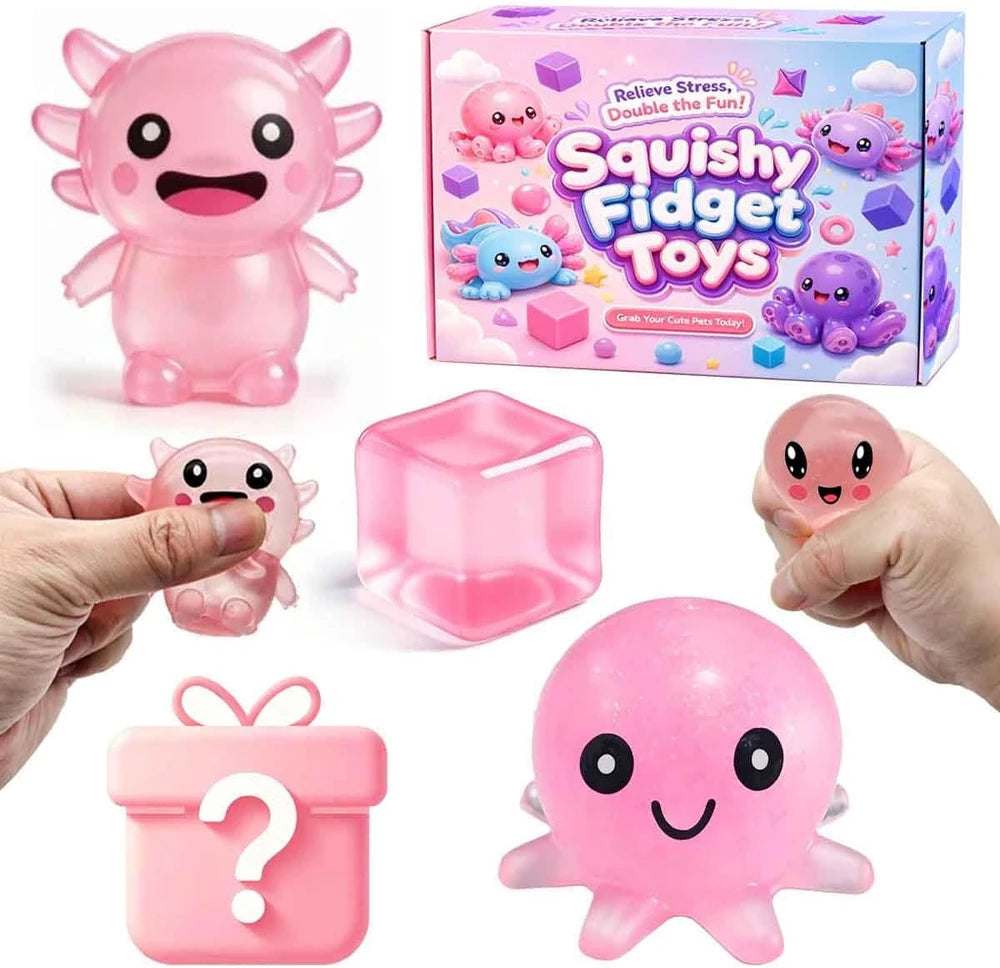 Pink Sensory Fidget Party Favors Set