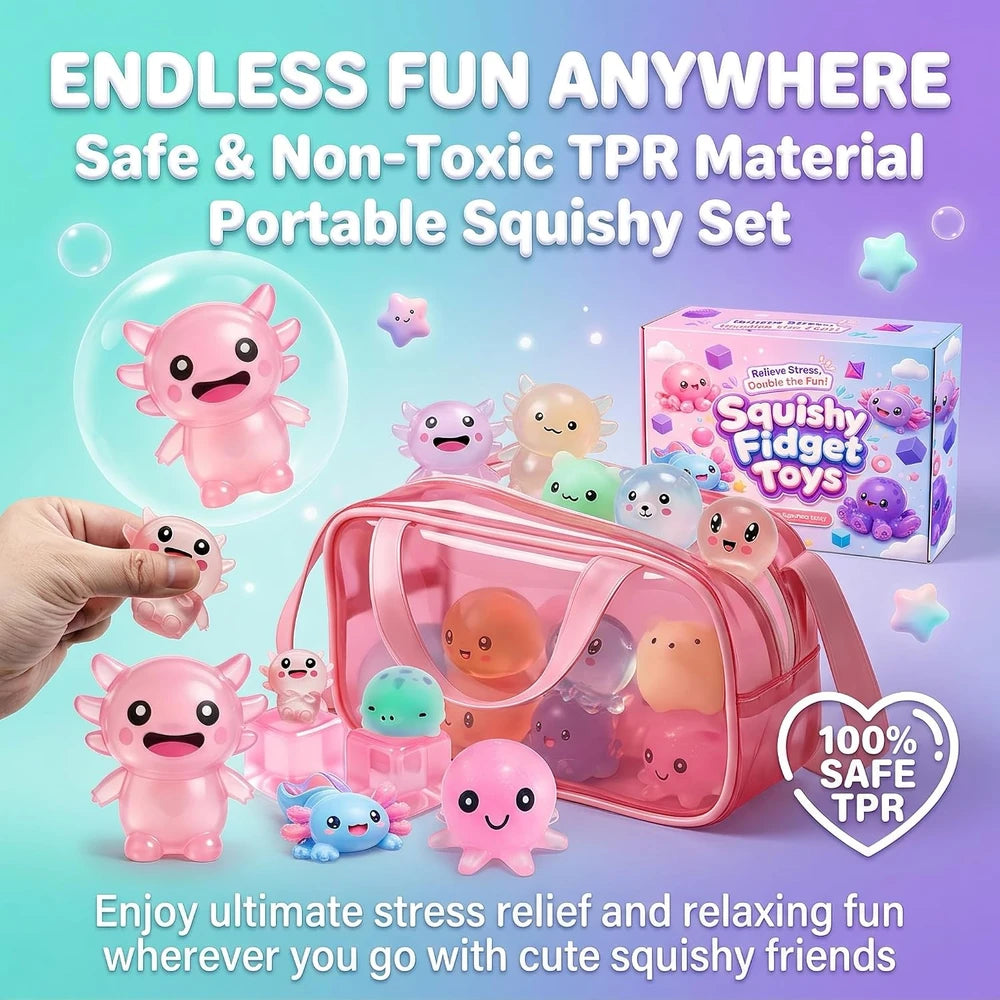 Pink Sensory Fidget Party Favors Set