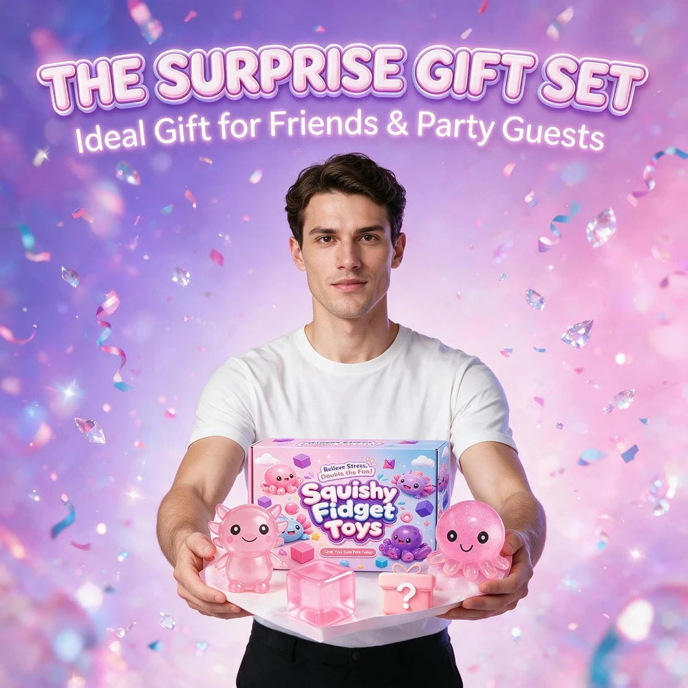 Pink Sensory Fidget Party Favors Set