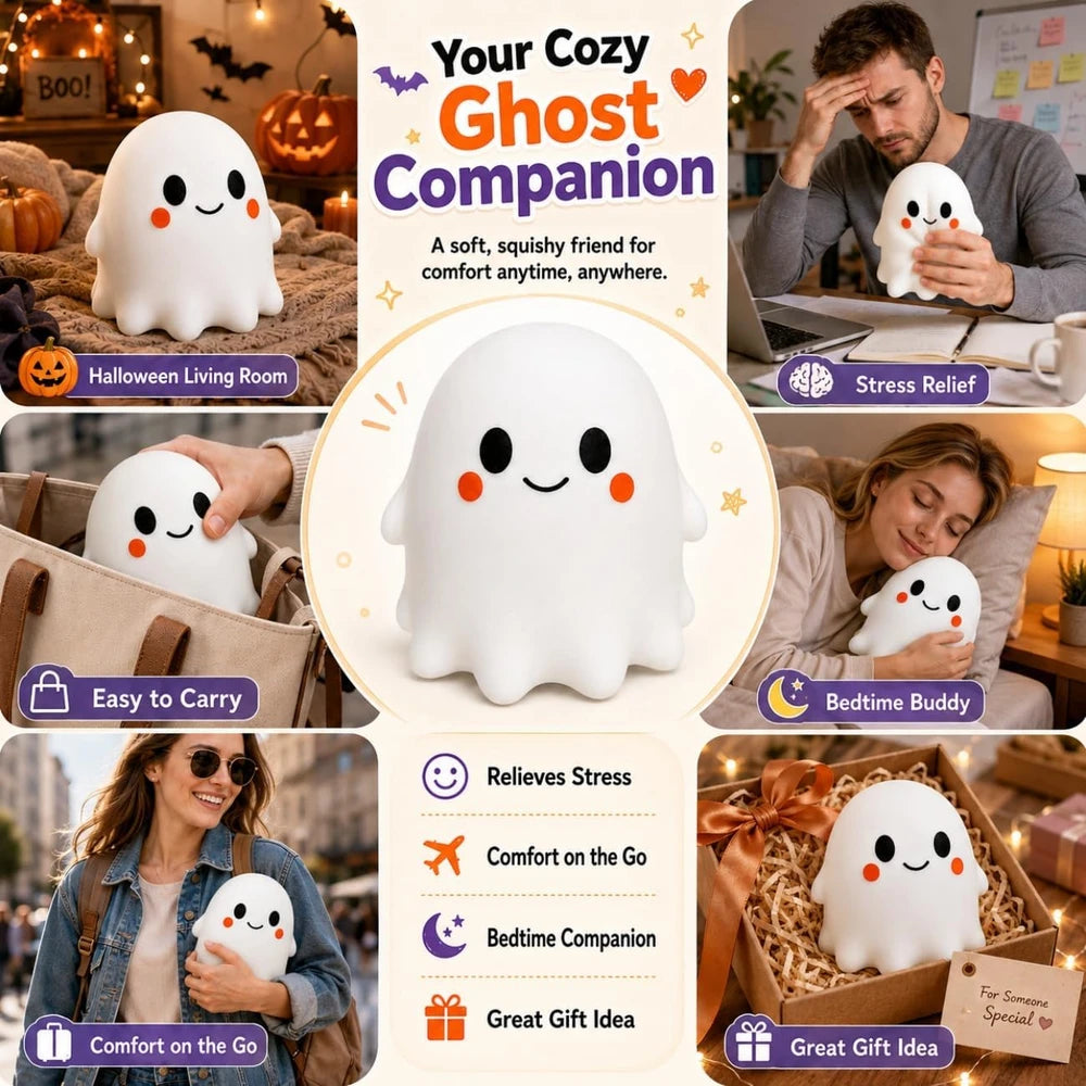 Large Halloween Ghost Squishy Toy