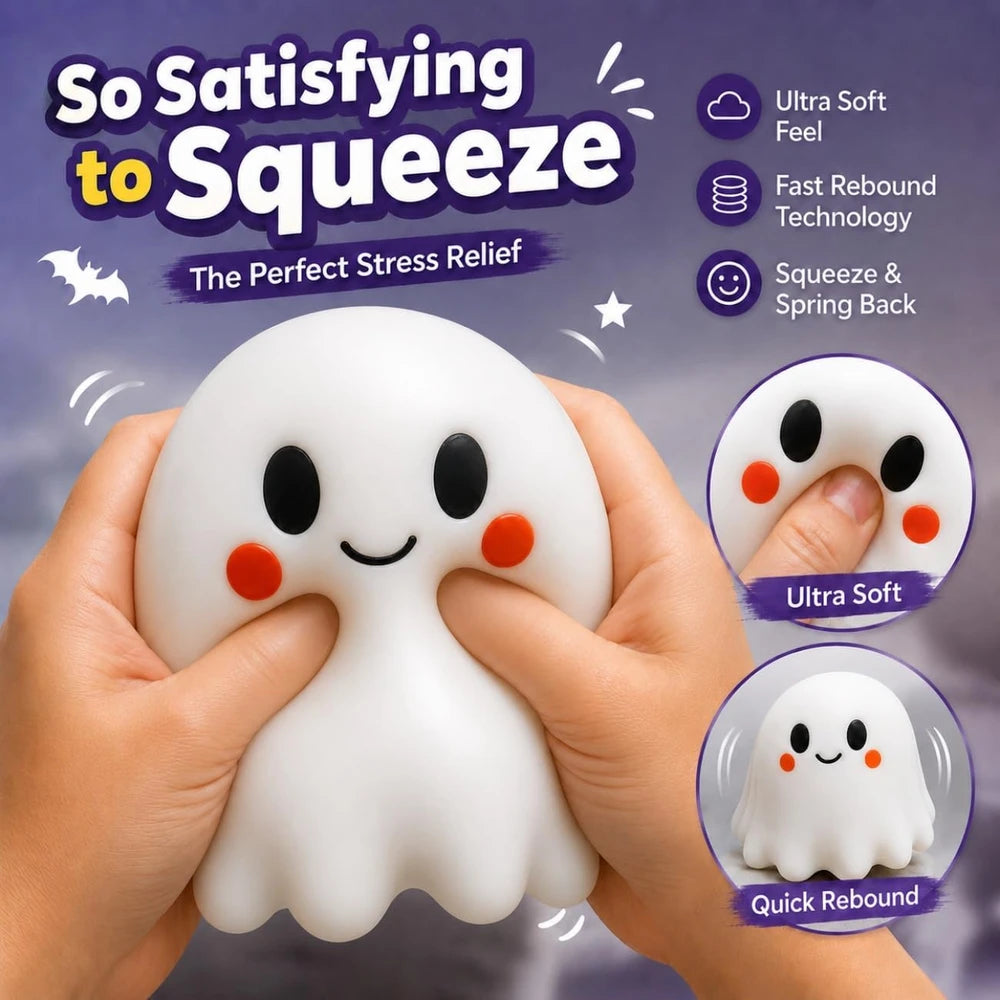 Large Halloween Ghost Squishy Toy