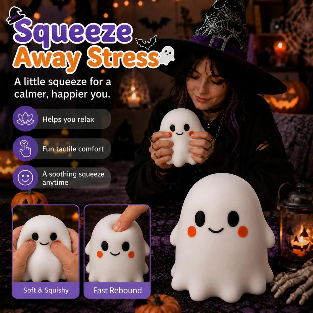Large Halloween Ghost Squishy Toy