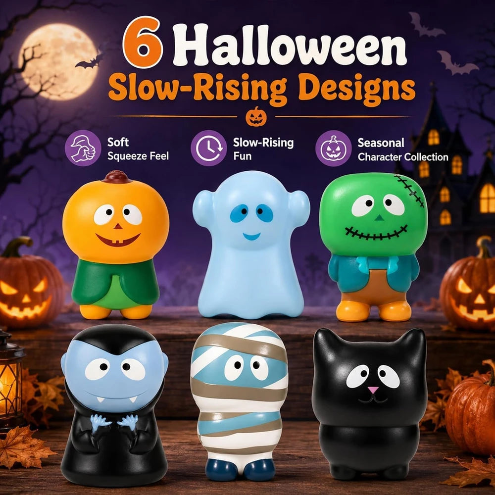 Halloween Slow Rising Squishy Toy Set