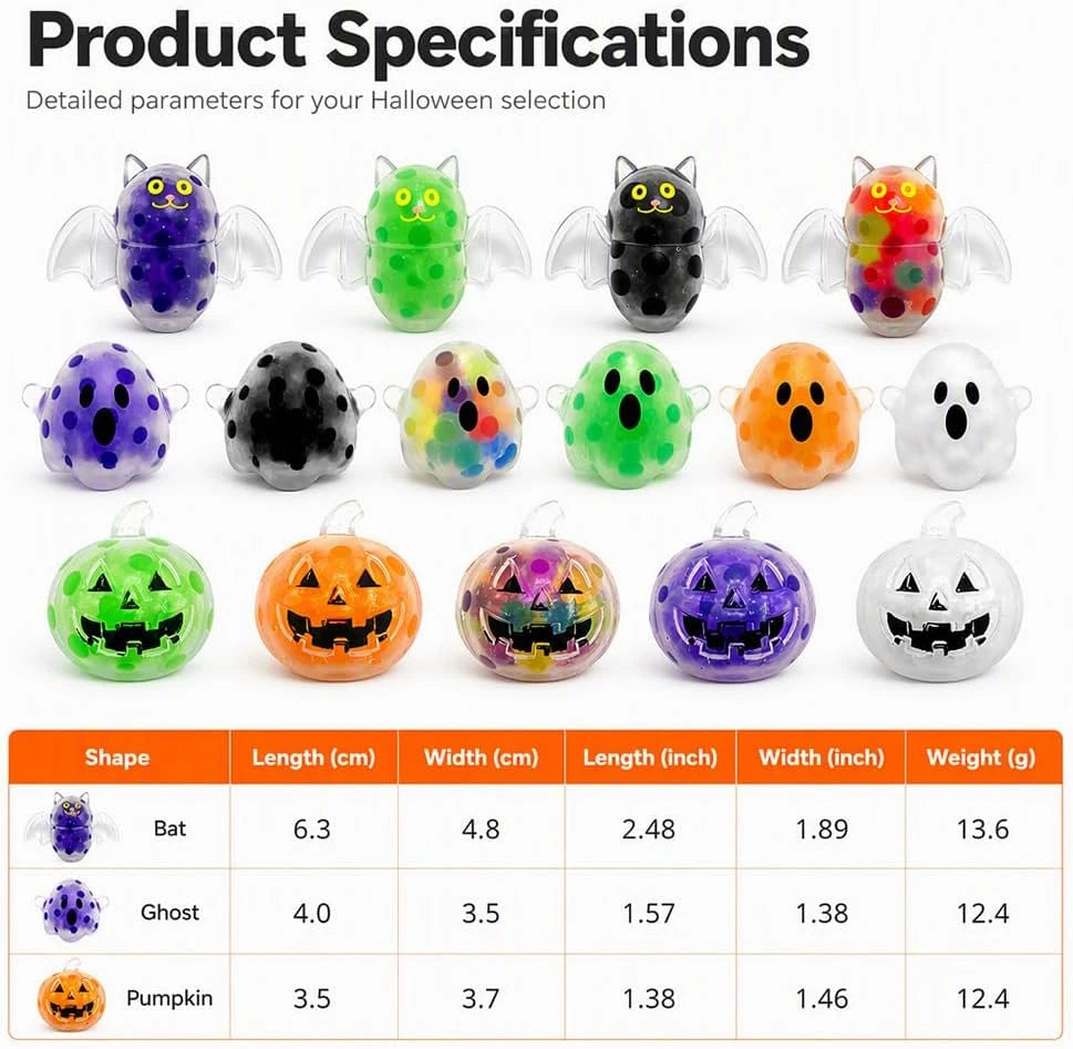 Halloween Mochi Squishy Set