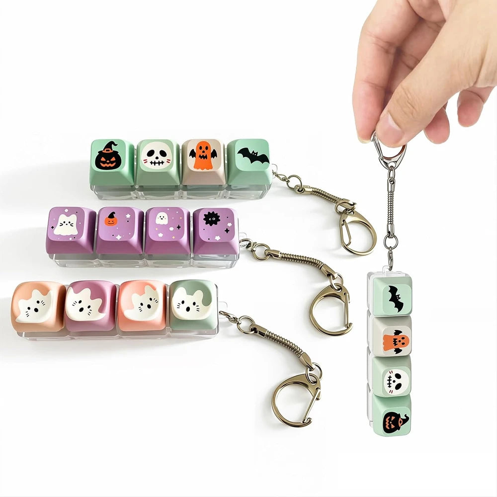 Halloween Keyboard Fidget Keychain