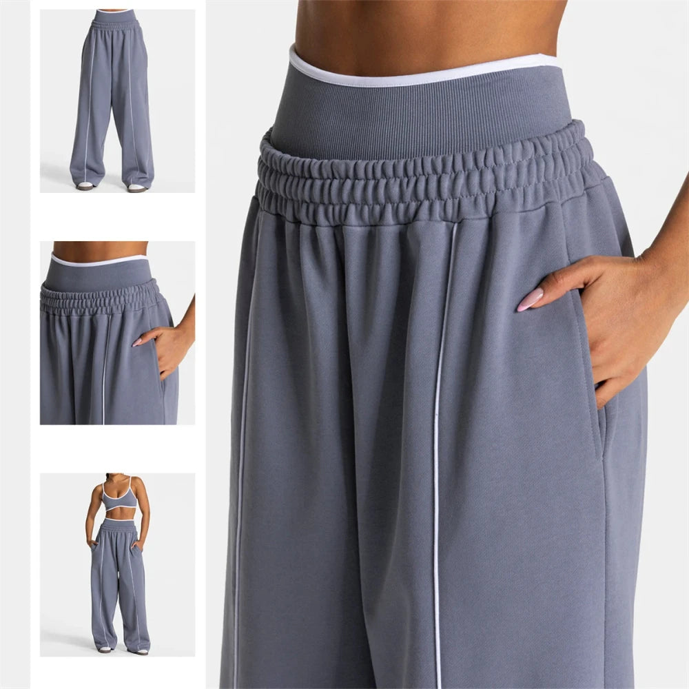 Wide Leg Yoga Trousers