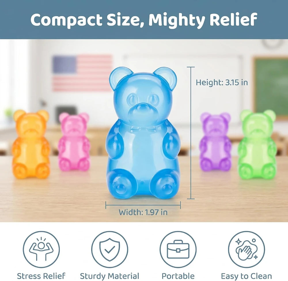 Blue Gummy Bear Squishy Toy