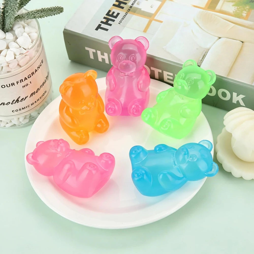 Blue Gummy Bear Squishy Toy