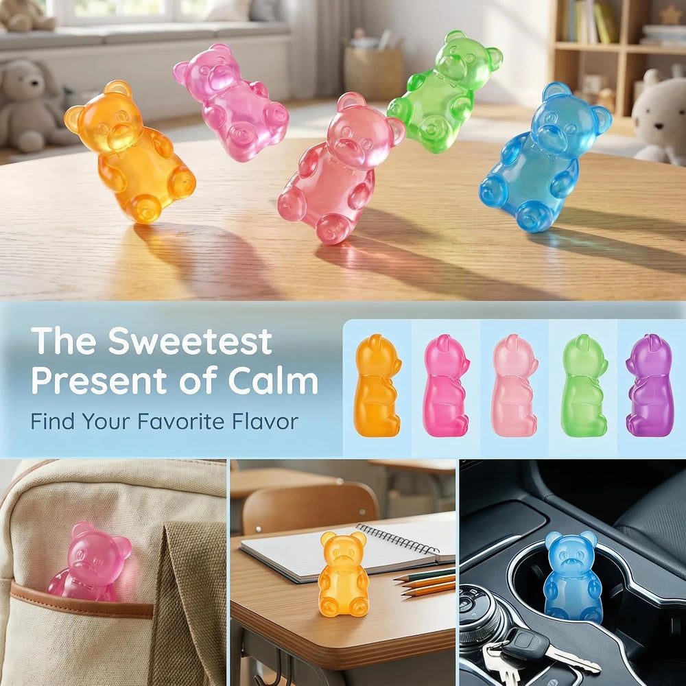 Blue Gummy Bear Squishy Toy