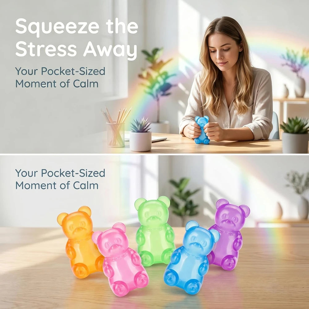 Blue Gummy Bear Squishy Toy