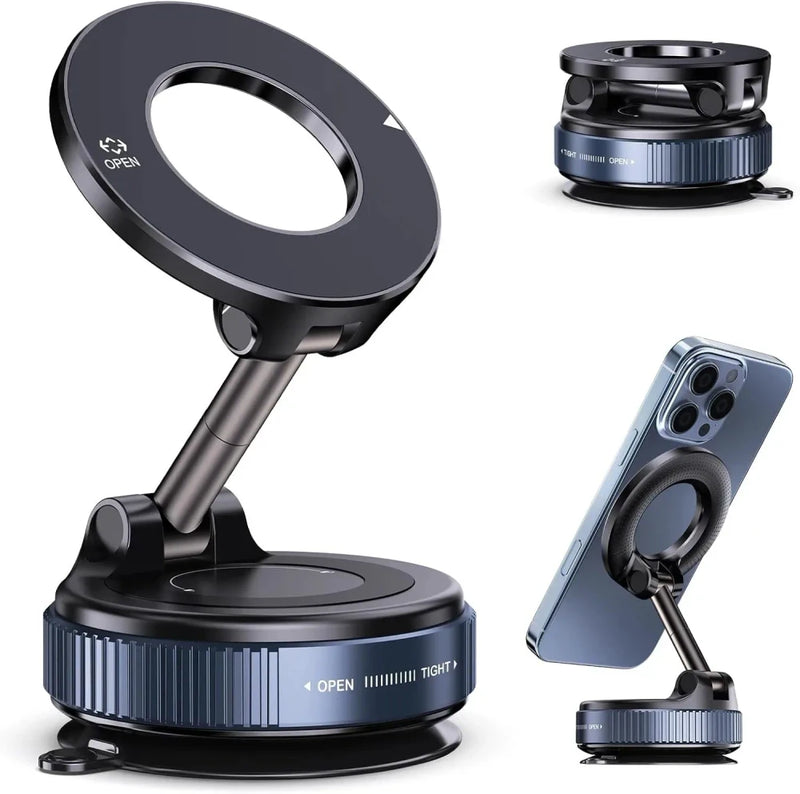 Magnetic Vacuum Car Phone Mount