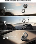Magnetic Vacuum Car Phone Mount