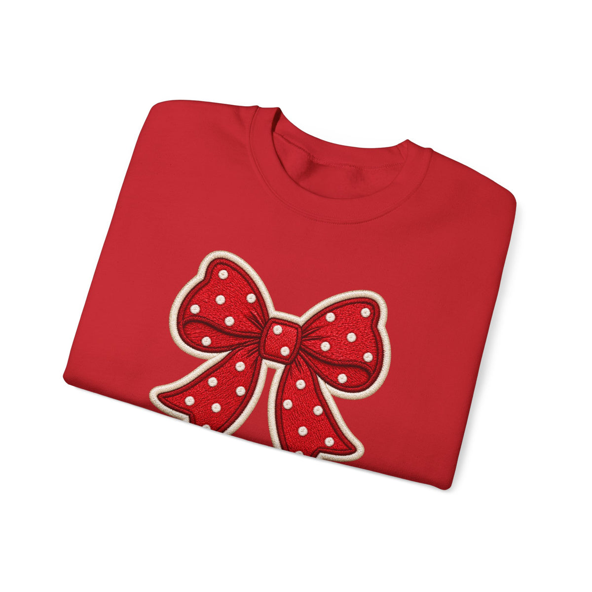 Poka-Dot Bow Unisex Sweatshirt