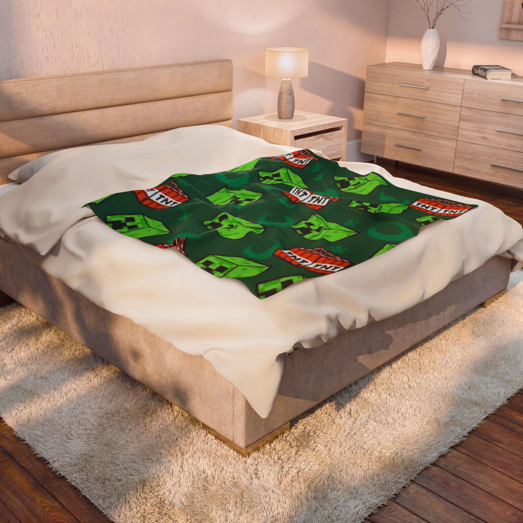 Velveteen TNT Plush Blanket