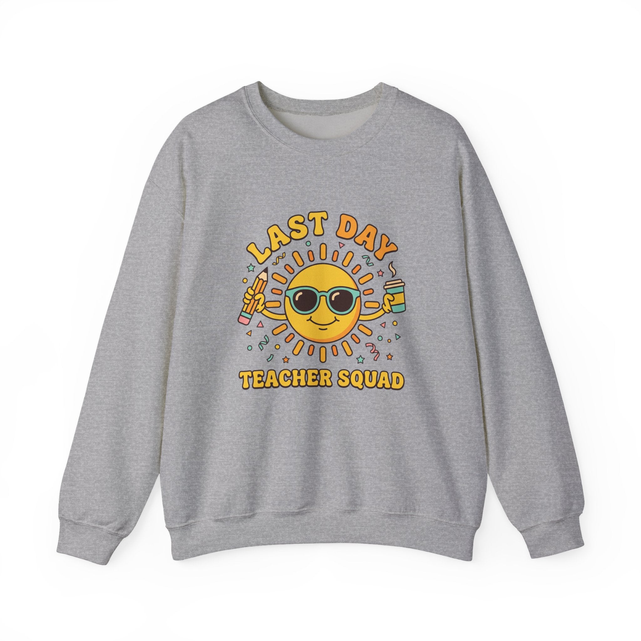Last Day Teacher Squad Sweatshirt | last day of school, teacher summer
