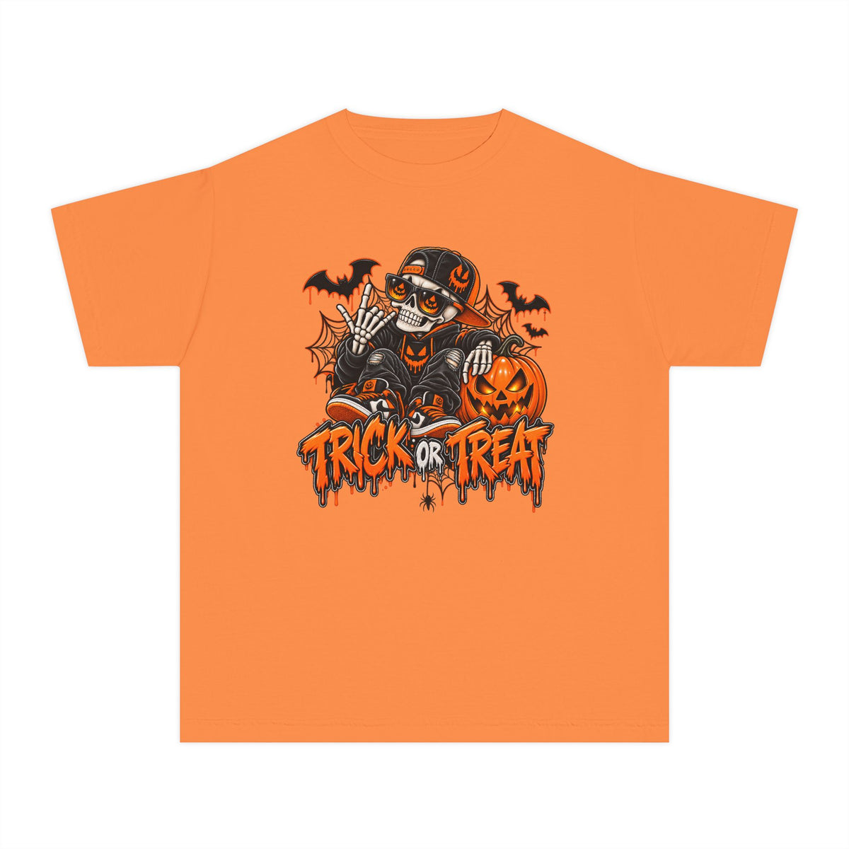 Youth Trick or Treat Skeleton Tee
