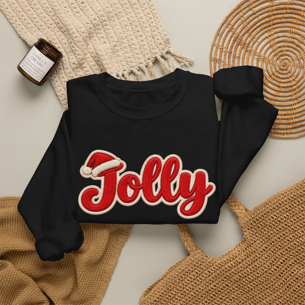 Jolly Faux Patch Sweatshirt