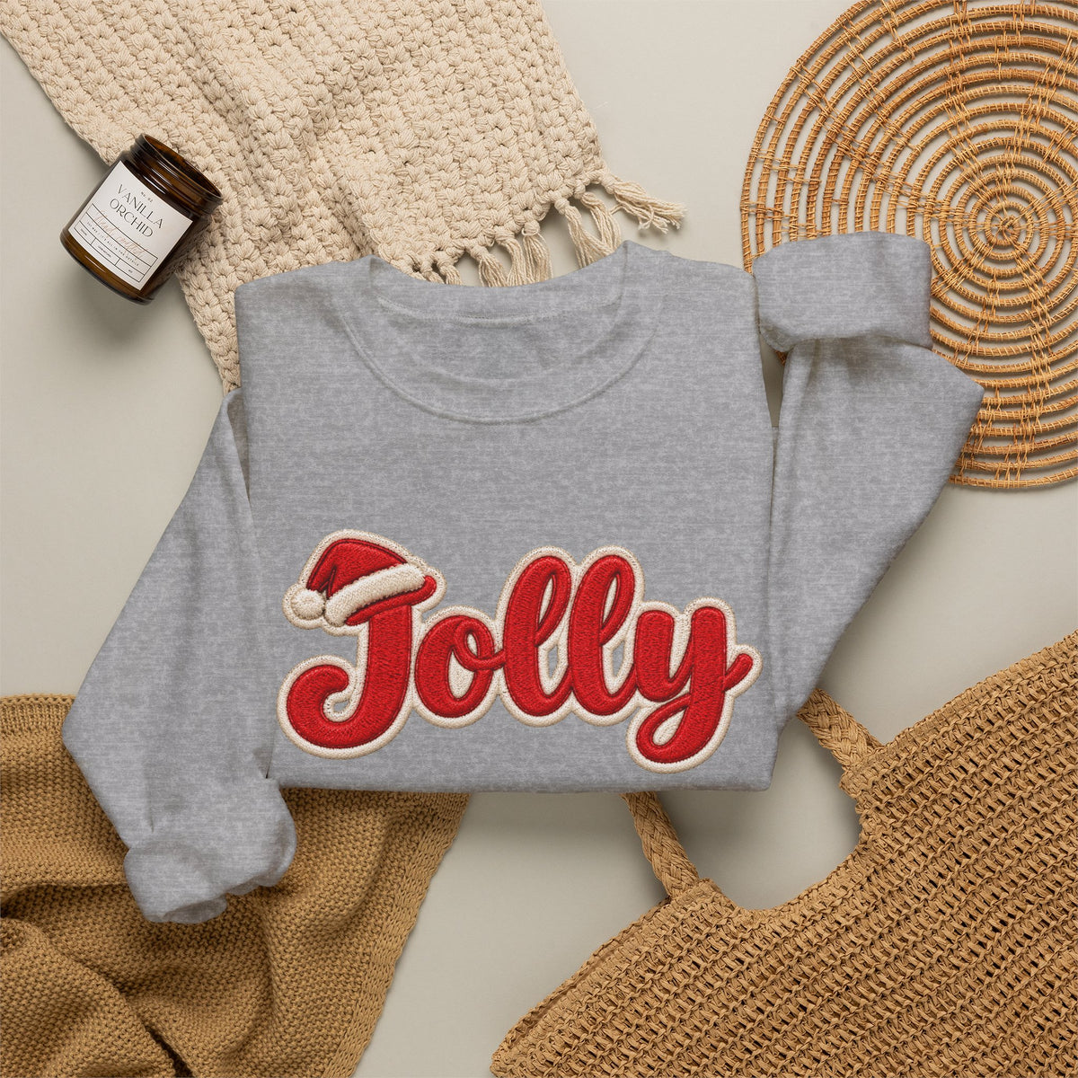 Jolly Faux Patch Sweatshirt