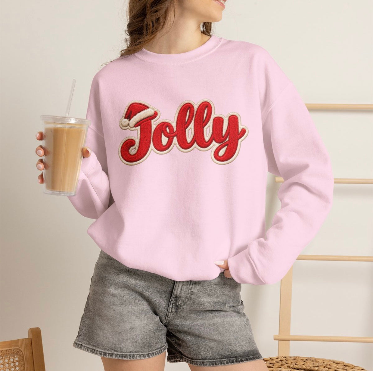 Jolly Faux Patch Sweatshirt