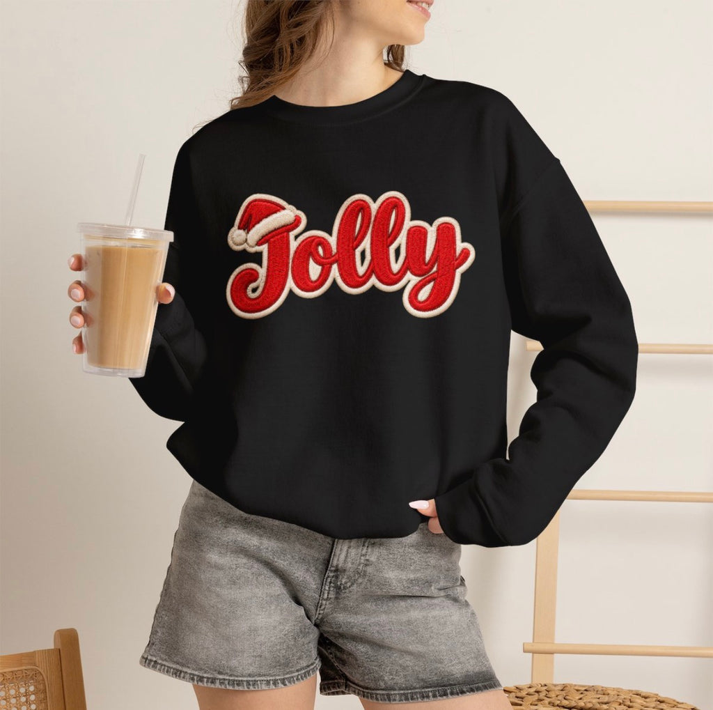 Jolly Faux Patch Sweatshirt
