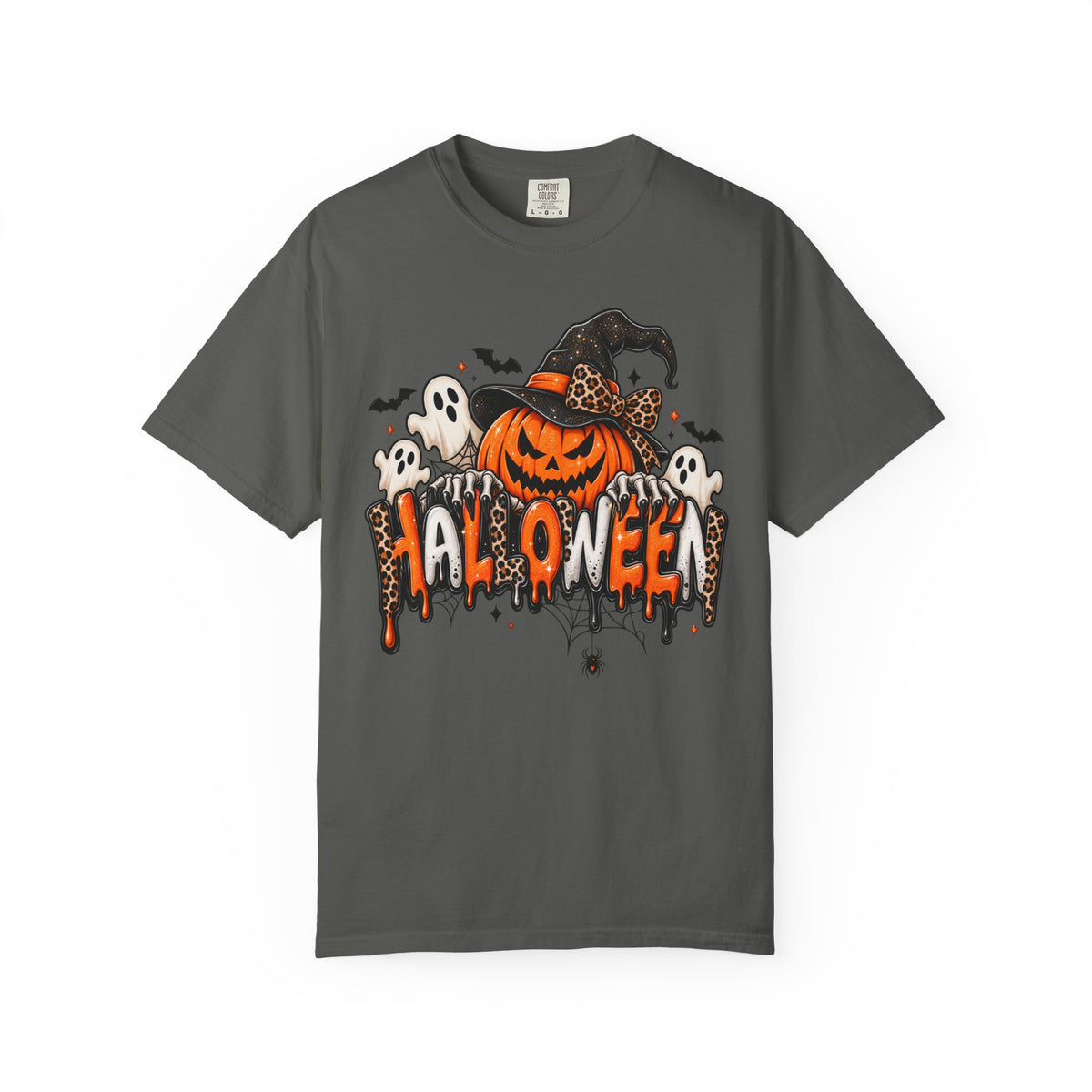 Leopard Halloween Jack-o-lantern T-shirt