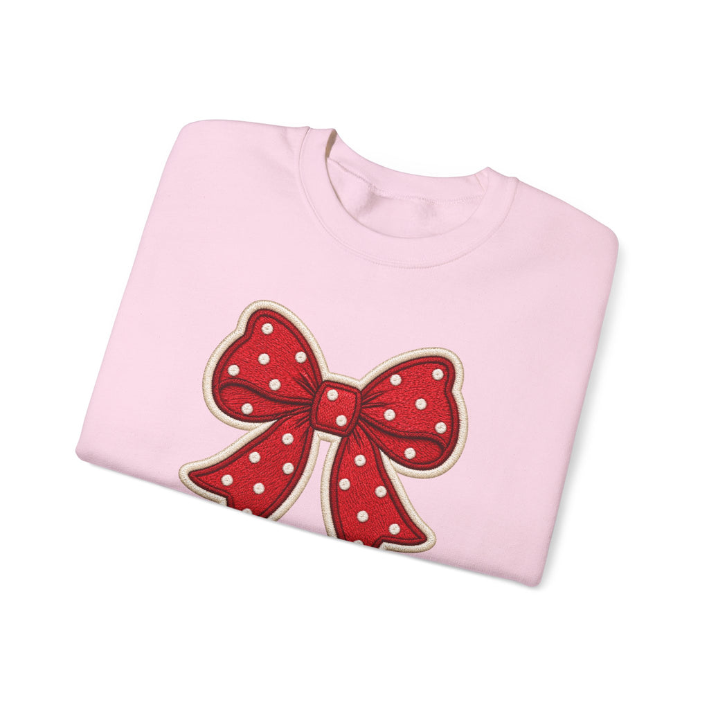 Poka-Dot Bow Unisex Sweatshirt