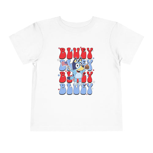 Blue Dog 4th of July Tee